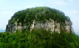 pinnacle of Pilot Mountain
