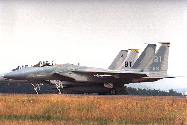BT F15's ready for takeoff..