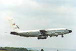 RC135V taking off from Bitburg AB, Germany.