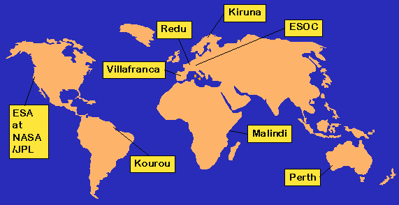 ESTRACK Map