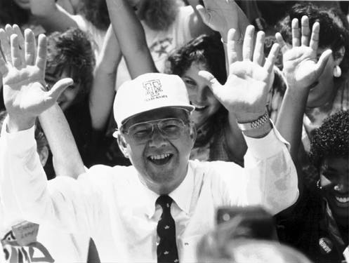 Phil Gramm At Texas A&M Game