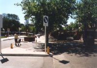 la esquina del Banco Provincia