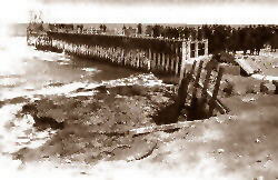 inauguraci�n del muelle de pesca de Miramar