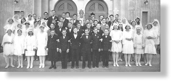 Confirmation Class ca May 1929
