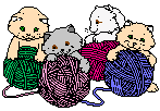 cats and yarn