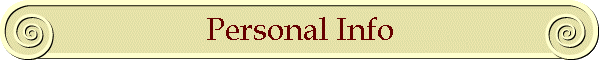 Personal Info