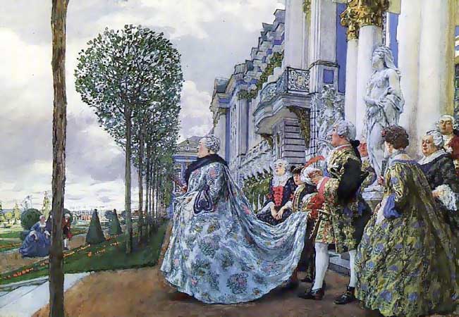 Empress Elisabeth in Tsarskoye Selo