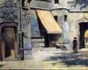 Yard of the Cluny Museum in Paris, 1891