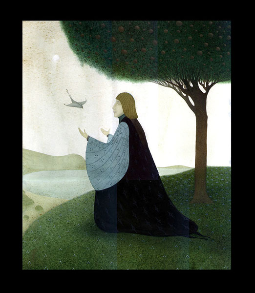 The Poet with a Bird