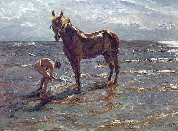 The Bathing of the Horse