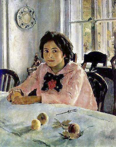 The Girl with Peaches