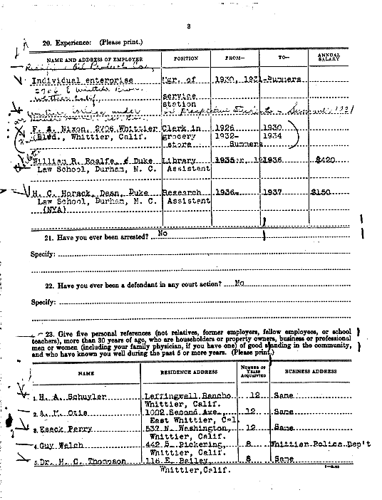 FBI Job Application (page 3)