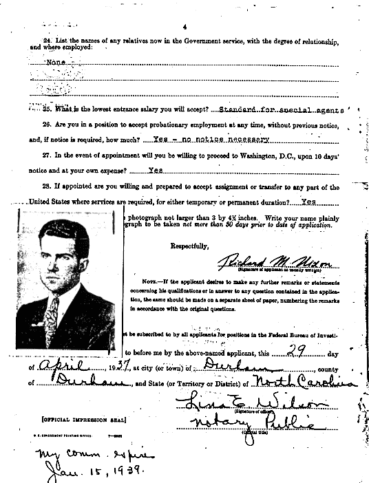 FBI Job Application (page 4)