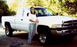 JULIE WITH NEW TRUCK