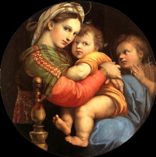 The Sistine Madona by Rapheal