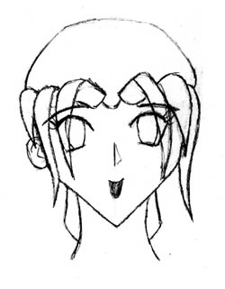 How to Draw anime characters - Faces