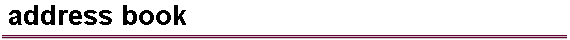 address book