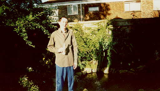 me in the garden going to get pissed