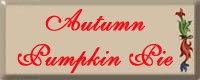 Autumn Pumpkin Pie