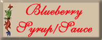 Blueberry Syrup/Sauce