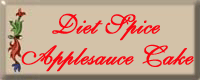 Diet Spice Applesauce Cake