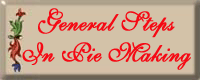 General Steps In Pie Making