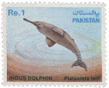 1982 - 25th April - Wildlife - Indus Dolphin - Set of 2