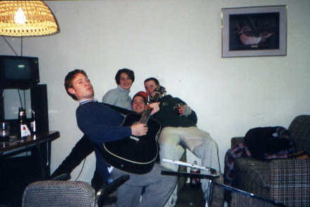 guitar, drums