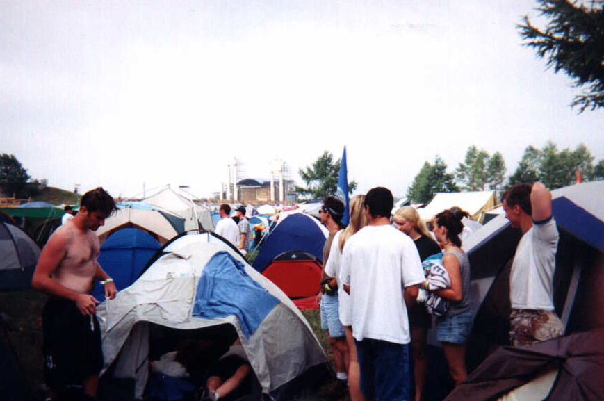 West stage in background from our campsite