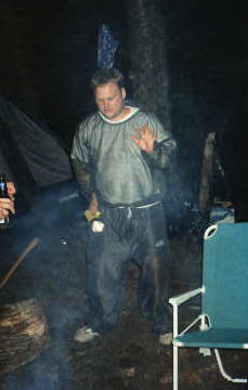 Pat getting his groove on