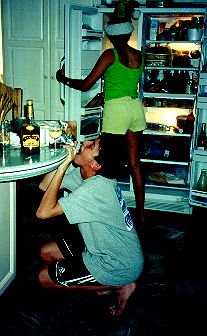 Lovely table manners, eh?