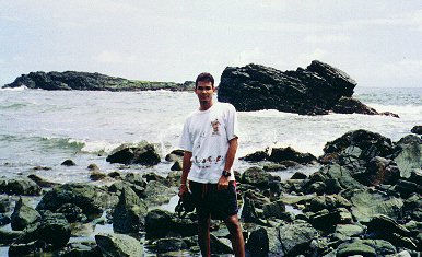 Me on the rocks