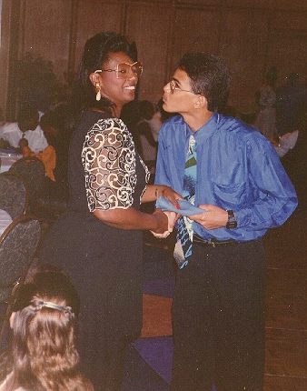 Mrs Nelson and me