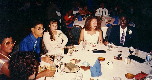 All at dinner table