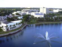 Aerial view of lake Osceola