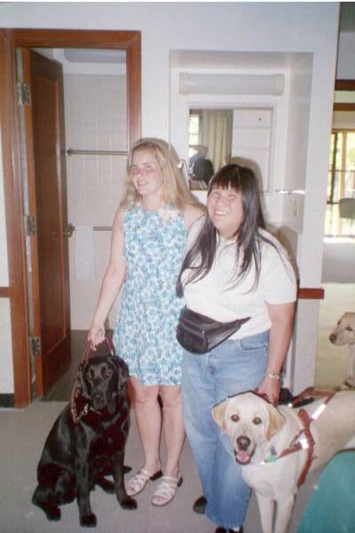 Sara and Bounty with Donna and Abbott