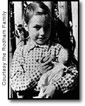 [Hillary as a child]