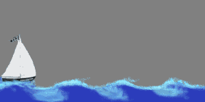 Rough seas