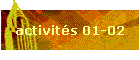 activit�s 01-02