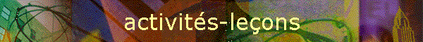 activit�s-le�ons