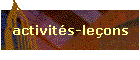 activit�s-le�ons