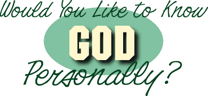 know God personally
