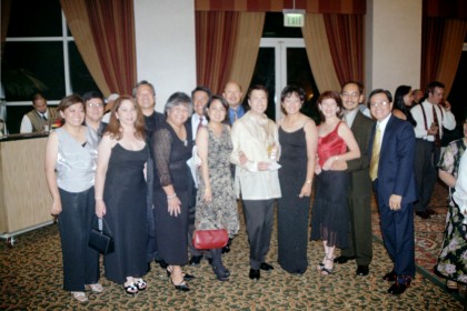 Model wannabes from SBCHS75 w/ Vic and Connie Zamora, SBCAASC