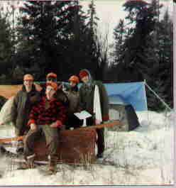 winter camping