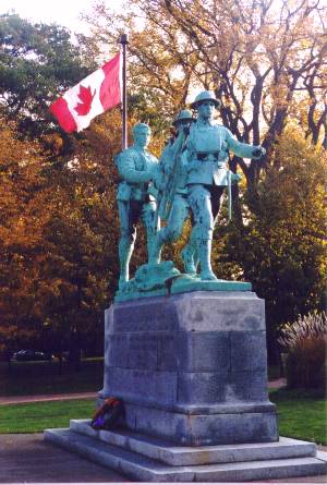 War Memorial, Charlottetown, Prince Edward Island, Canada