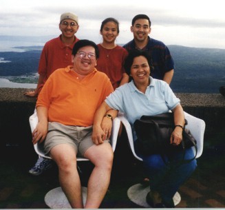 Sitting overlooking a volcano!