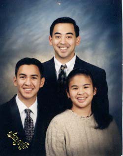 Latest picture of my younger brother, sister and me!