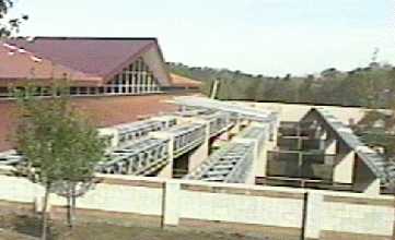 Overlooking the 50m building