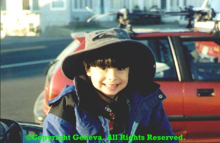 My son At The Wall, Hampton 
Beach NH
