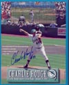Autographed Poster for Charlie Hough Appreciation Night